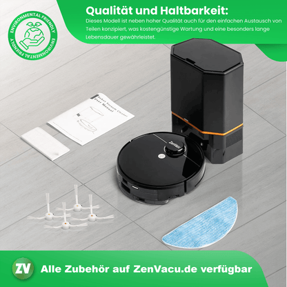 Alle ZenVacu G8 Pro Zubehörteile sind separat auf ZenVacu.nl erhältlich. ZenVacu steht für Qualität und Langlebigkeit.