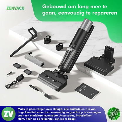 Tosima ZV3 Multi 3-in-1 Stick Vacuum with Mopping - ZenVacu
